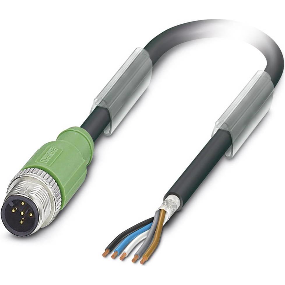 Phoenix Contact Sensor-/Aktor-Steckverbinder, Elektronikkabel + Stecker, Schwarz, Grau