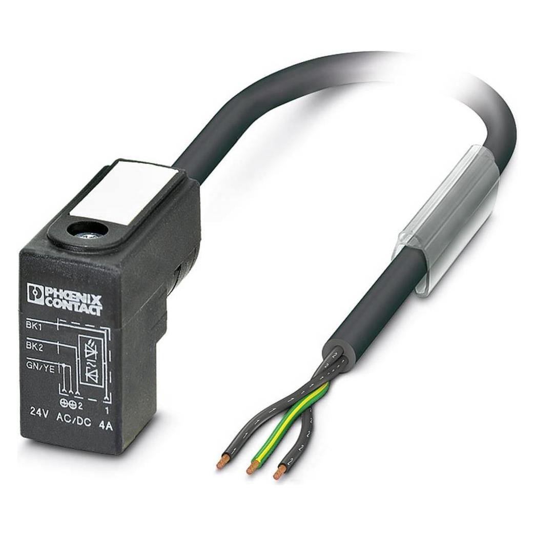 Phoenix Contact SAC-3P-10,0-PUR/CI-1L-Z Inhalt, Elektronikkabel + Stecker, Grau