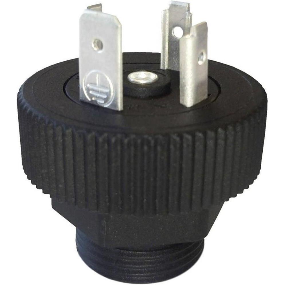 Hirschmann Gerätestecker GMD-Serie Schwar, Elektronikkabel + Stecker, Schwarz