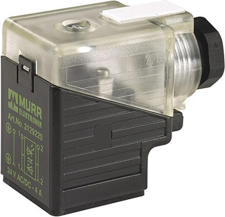 Produktbild Murr Elektronik Ventilstecker SVS Schwarz, Tra