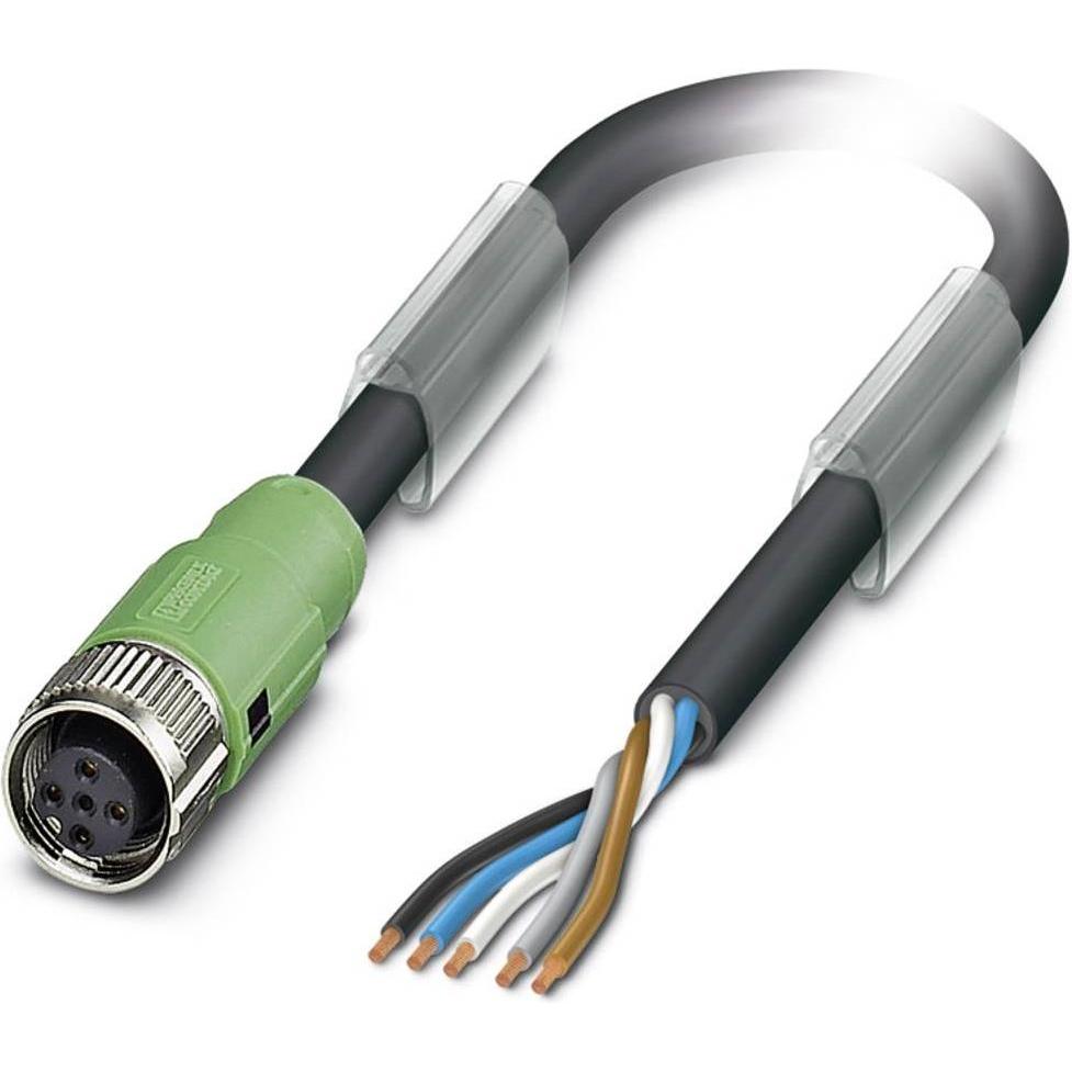 Phoenix Contact Sensor-/Aktor-Steckverbinder, Elektronikkabel + Stecker, Schwarz, Grau