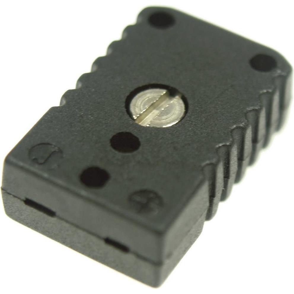 B+B Thermo-Technik Miniatur-Thermoelementsteckver, Elektronikkabel + Stecker, Schwarz