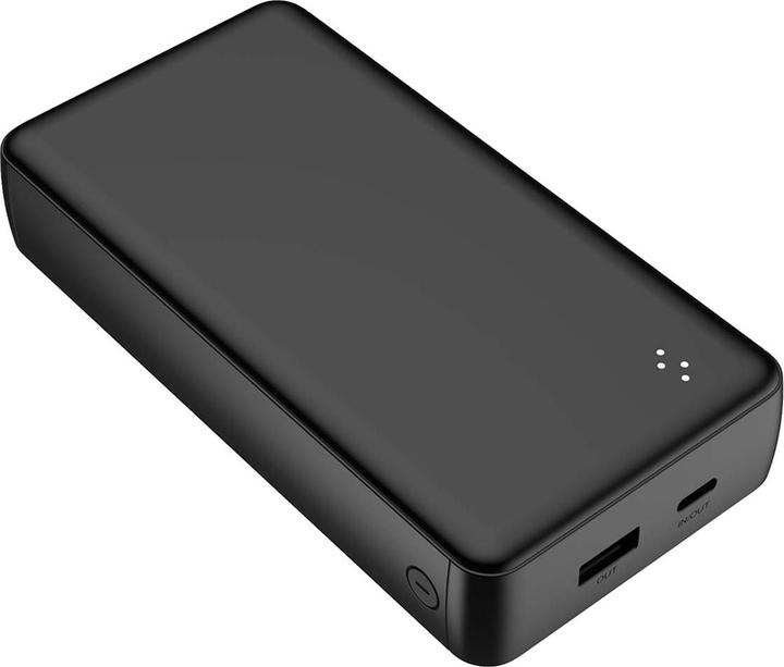 Produktbild WOW Powerbank 20000 mAh USB-A/USB-C kompakt (20000 mAh, 15 W)