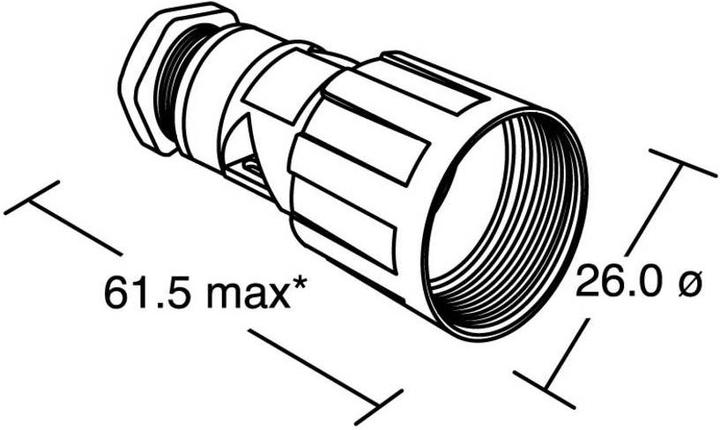 Produktbild Bulgin Mini Buccaneer Einbausteckverb
