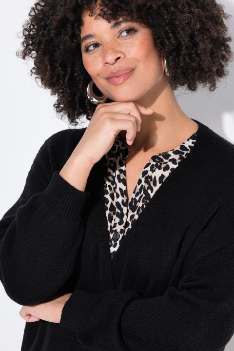 Image du produit Angel of Style Cardigan coupe ouverte, motif « yeux-coeur » dans le dos (42, 44)