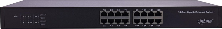 Produktbild InLine Gigabit Netzwerk Switch 16-Port (16 Ports)