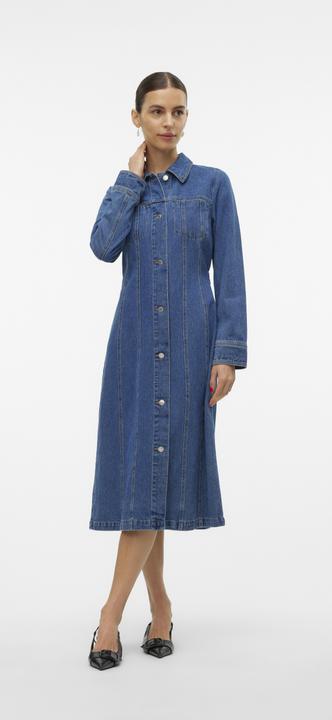Produktbild Vero Moda VMFINLEY Langes Kleid Jeanskleid (XS)