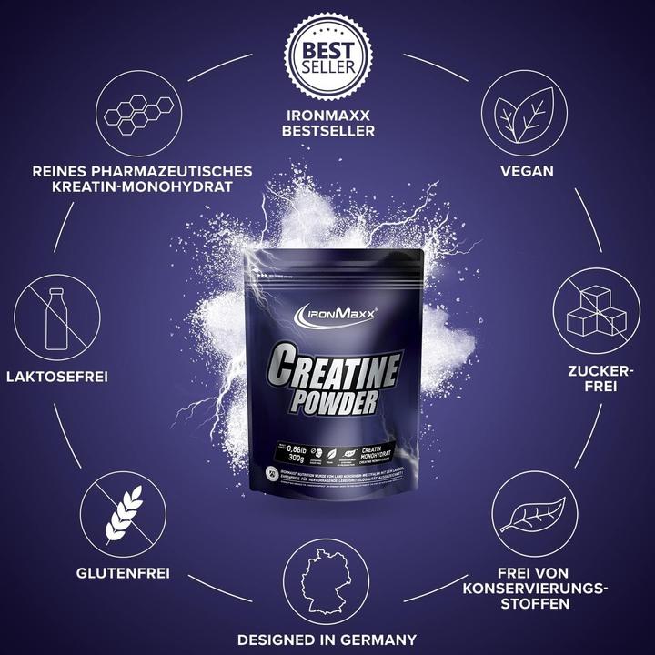 Produktbild IronMaxx Creatine Powder (1 Stück, Pulver, 300 g)