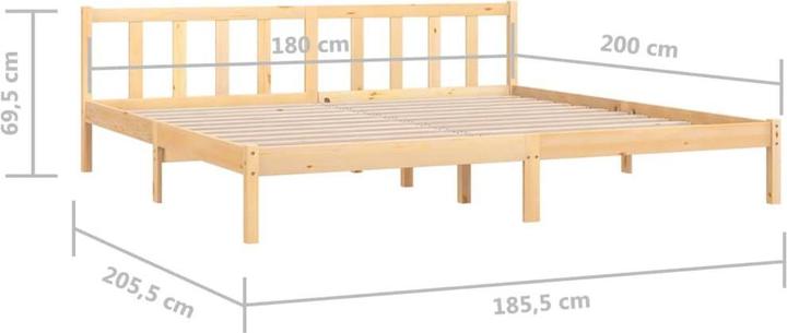 Image du produit vidaXL Bettrahmen (180 x 200 cm)
