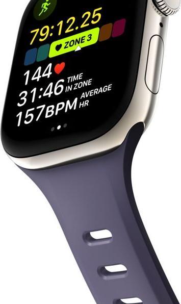 Actual product image Nomad Tempo Band 42mm Purple (18 mm, FKM fluoroelastomer)