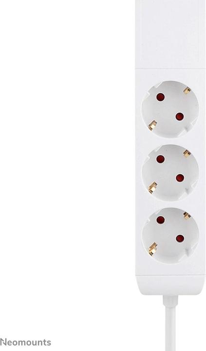 Image du produit Neomounts Tischsteckdose mit Klemme 3-fach/230V/USB-A/2xUSB-C/wei? (Tables)