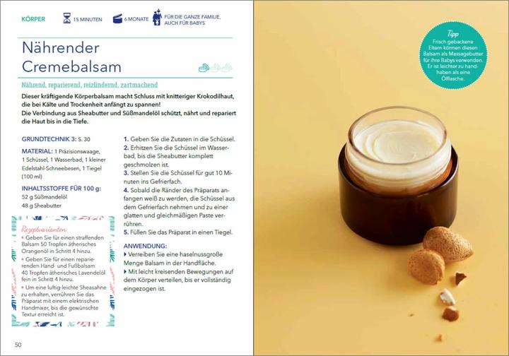 Produktbild Natur pur - Kosmetik selber machen. 20 Naturkosmetik-Rezepte für Hautcreme, Bodylotion, Shampoo (Deutsch, Gesa Mattiesch, Julie Charles, Sara Duménil, 2020)