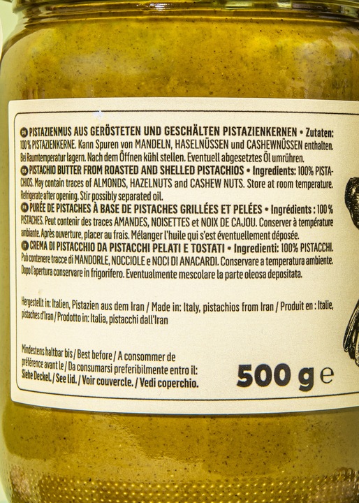Produktbild KoRo Pistazienmus aus gerösteten und geschälten Pistazienkernen (3000 g)