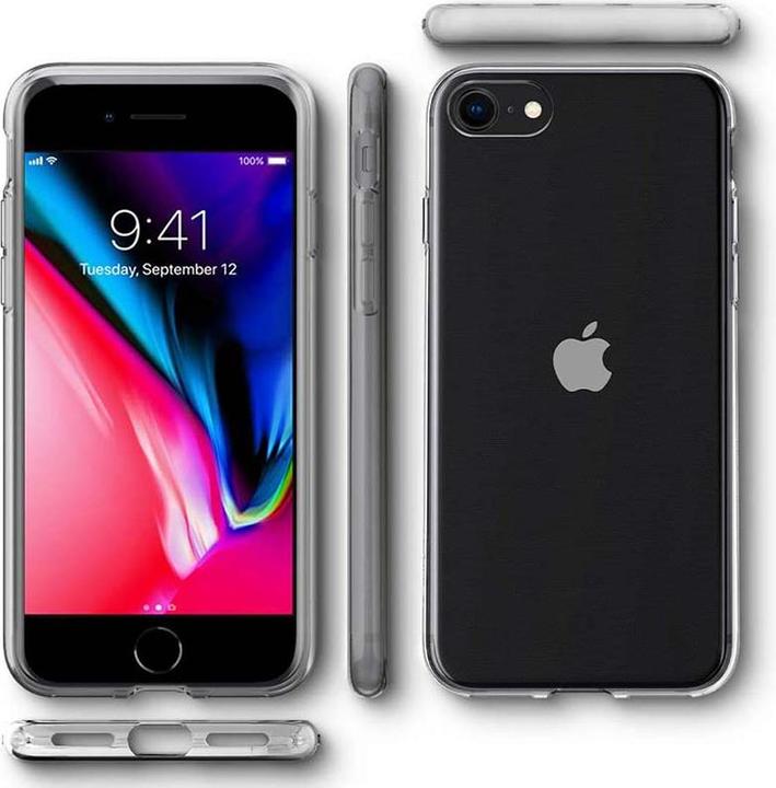 Actual product image Spigen Liquid Crystal (Apple iPhone SE (2nd Gen), Apple iPhone SE (3rd Gen))