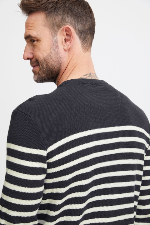 Produktbild FQ1924 FQKyle stripe crew neck knit 21900651 (XL)