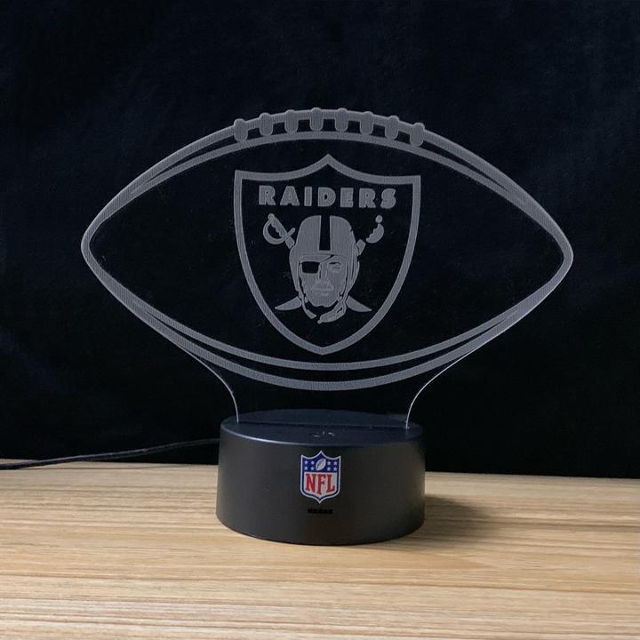 Actual product image NFL Las Vegas Raiders LED Light
