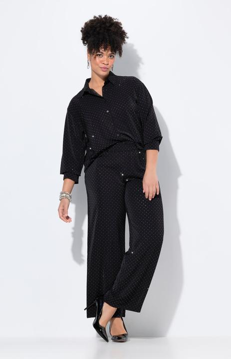 Actual product image Miamoda Schlupfhose, weites Bein, Glitzersteinchen (44)