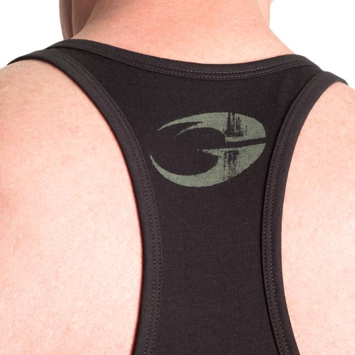 Actual product image Gasp Essential T-Back - Black/Green (M)