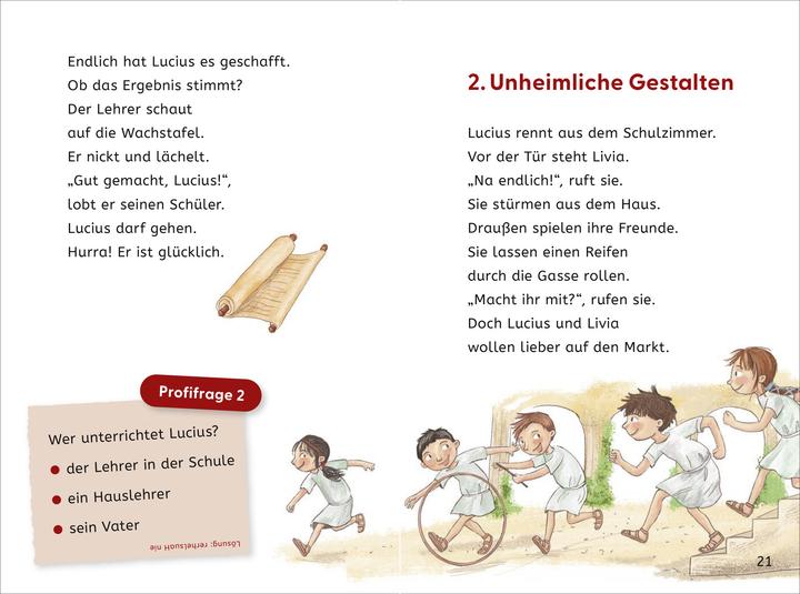 Actual product image Leseprofis – Ritter, Römer, finstere Schurken, 2. Klasse (D (German, Barbara Korthues, Fabian Lenk, 2025)