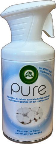 Actual product image Air Wick Pure Spray 250ml Cotton