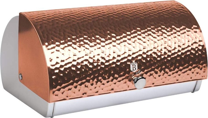 Productafbeelding BerlingerHaus Metallic Line Rose Gold Colours Roestvrijstalen Editie Broodtrommel