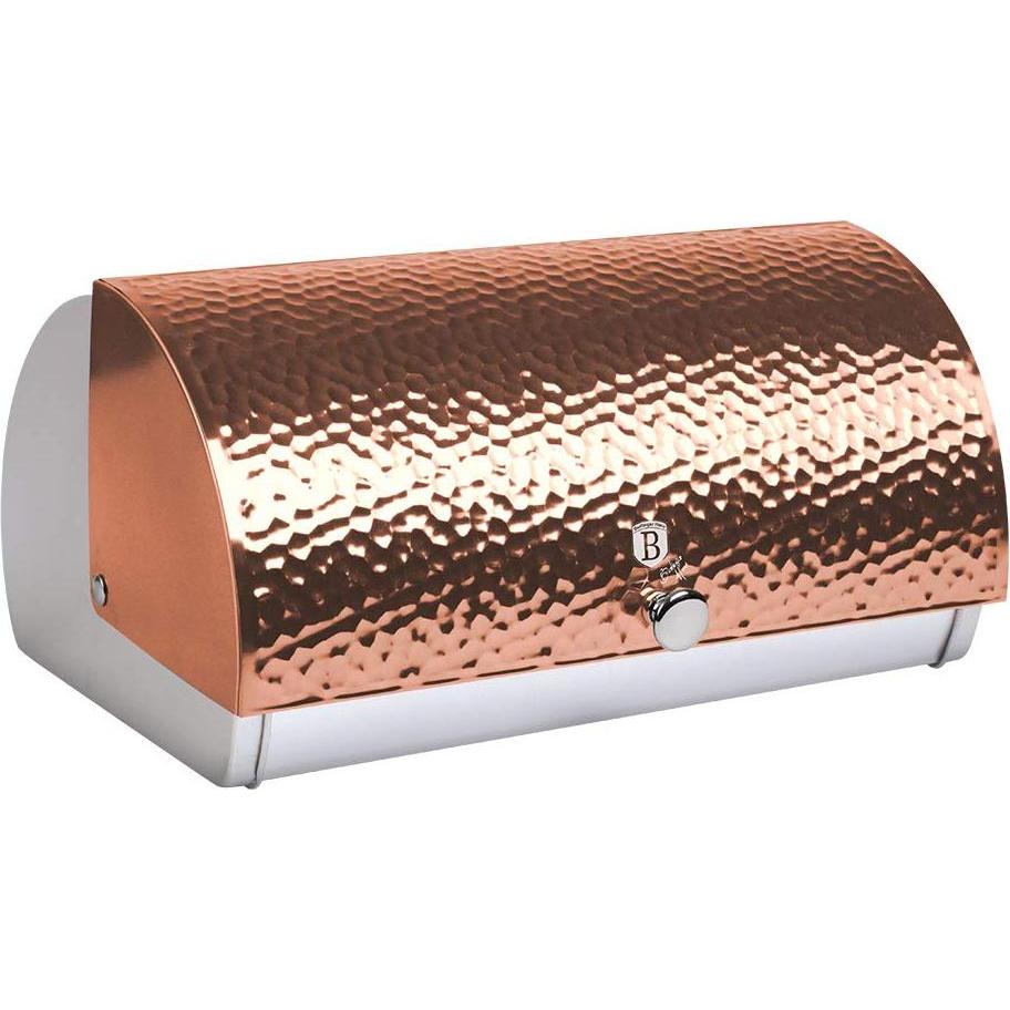 BerlingerHaus Metallic Line Rose Gold Farben Edelstahl Edition Brotbox, Brotaufbewahrung, Gold