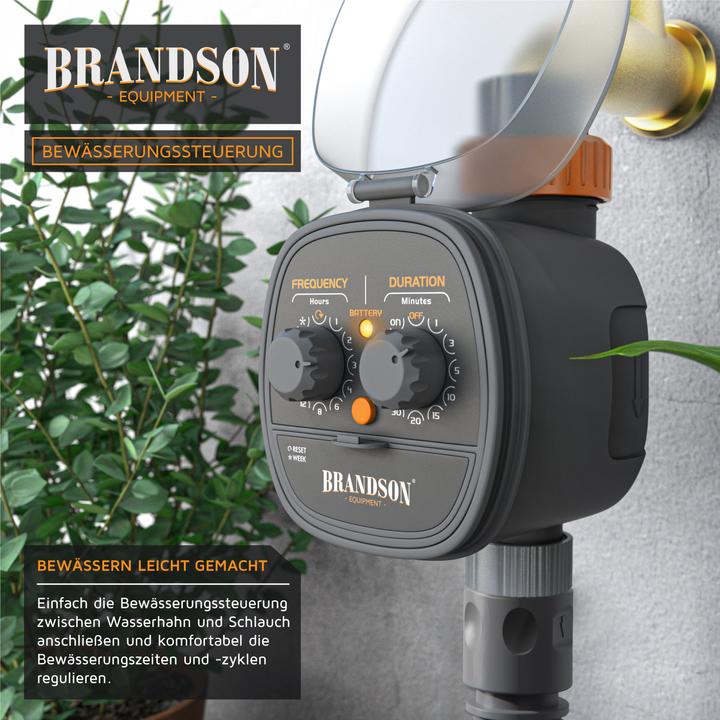 Actual product image Brandson Irrigation control, irrigation timer, water timer, automatic irrigation system (Water timer, Irrigation computer)