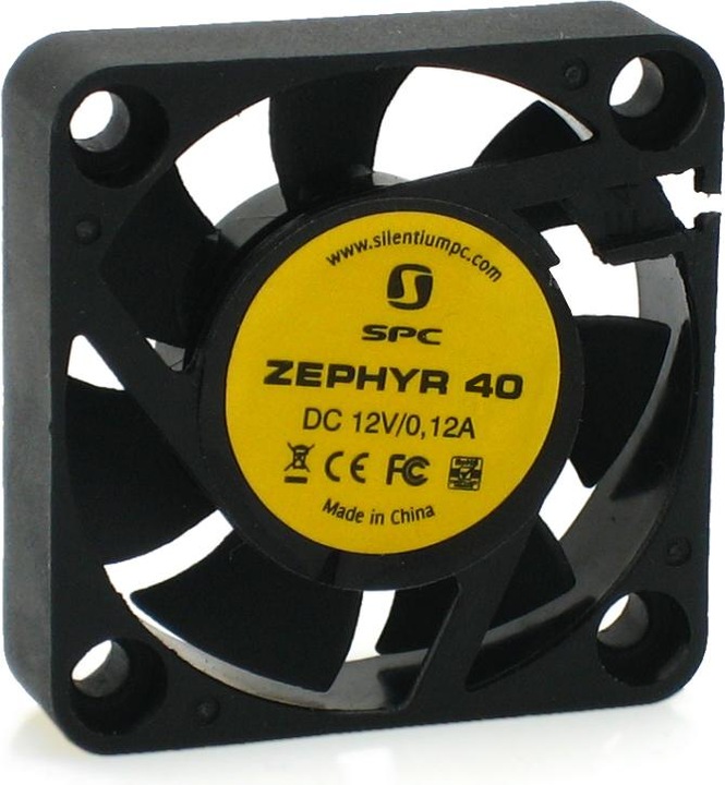 Actual product image Silentium PC Zephyr 40 computer case fan (40 mm, 1 x)