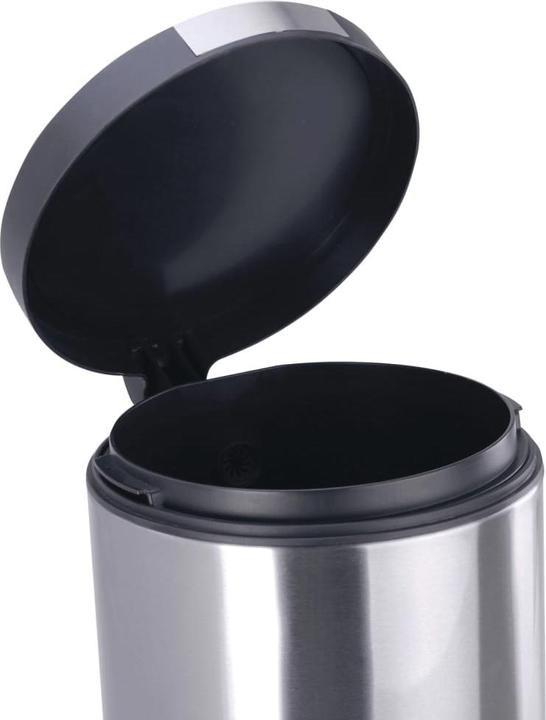 Actual product image EKO Pedal bin Artistic Step 30 L stainless steel matt with soft-closing lid and plastic (30 l)