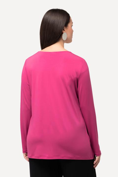 Produktbild Ulla Popken Shirt, Cut-Out, asymmetrischer Ausschnitt, Langarm (46, 48)
