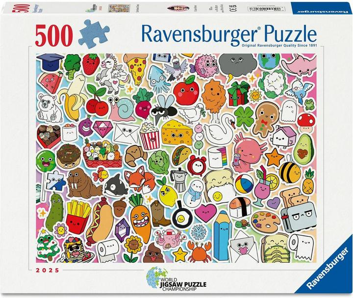 Image du produit Ravensburger Stickers kawaii (500 pièces)