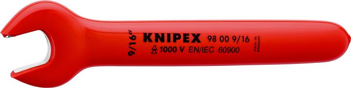 Immagine prodotto Knipex Chiave aperta 98 00 Larghezza tra i piatti 9/16 di pollice acciaio grigio (9/16")