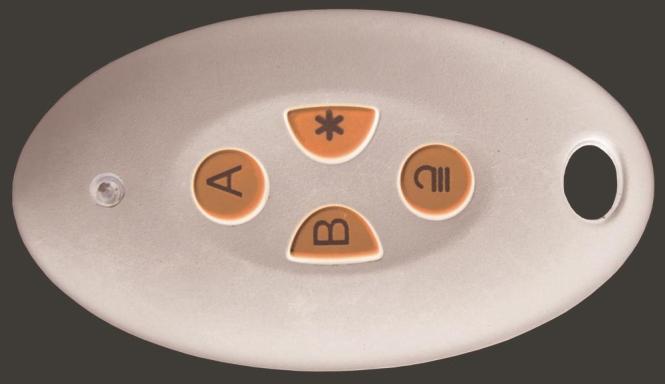 Actual product image Abus Secvest radio remote control FU8150