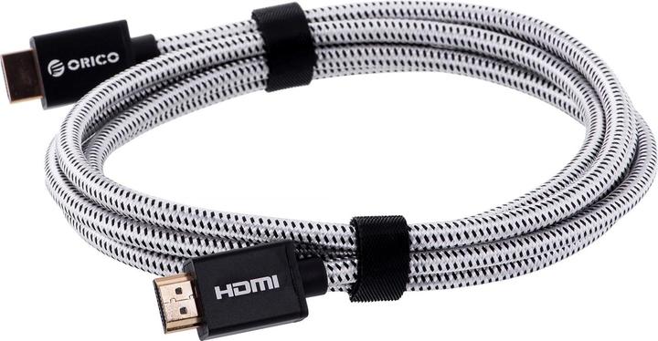 Actual product image Orico HDMI KABELIS 2.0, 4K@60HZ, BRAIDED, 2M (2 m)