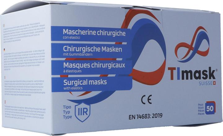 Actual product image Timask Disposable mask (Type IIR, 50 x)