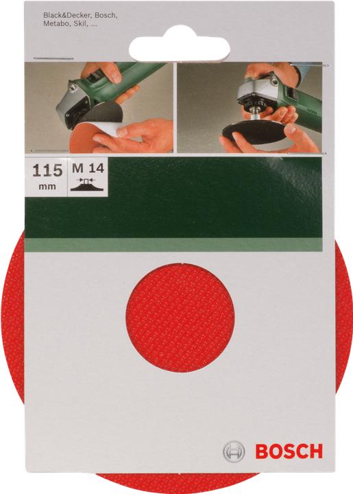 Image du produit Bosch Zubehör Plateau de ponçage en caoutchouc pour meuleuse d'angle, système auto-agrippant, 115 mm
