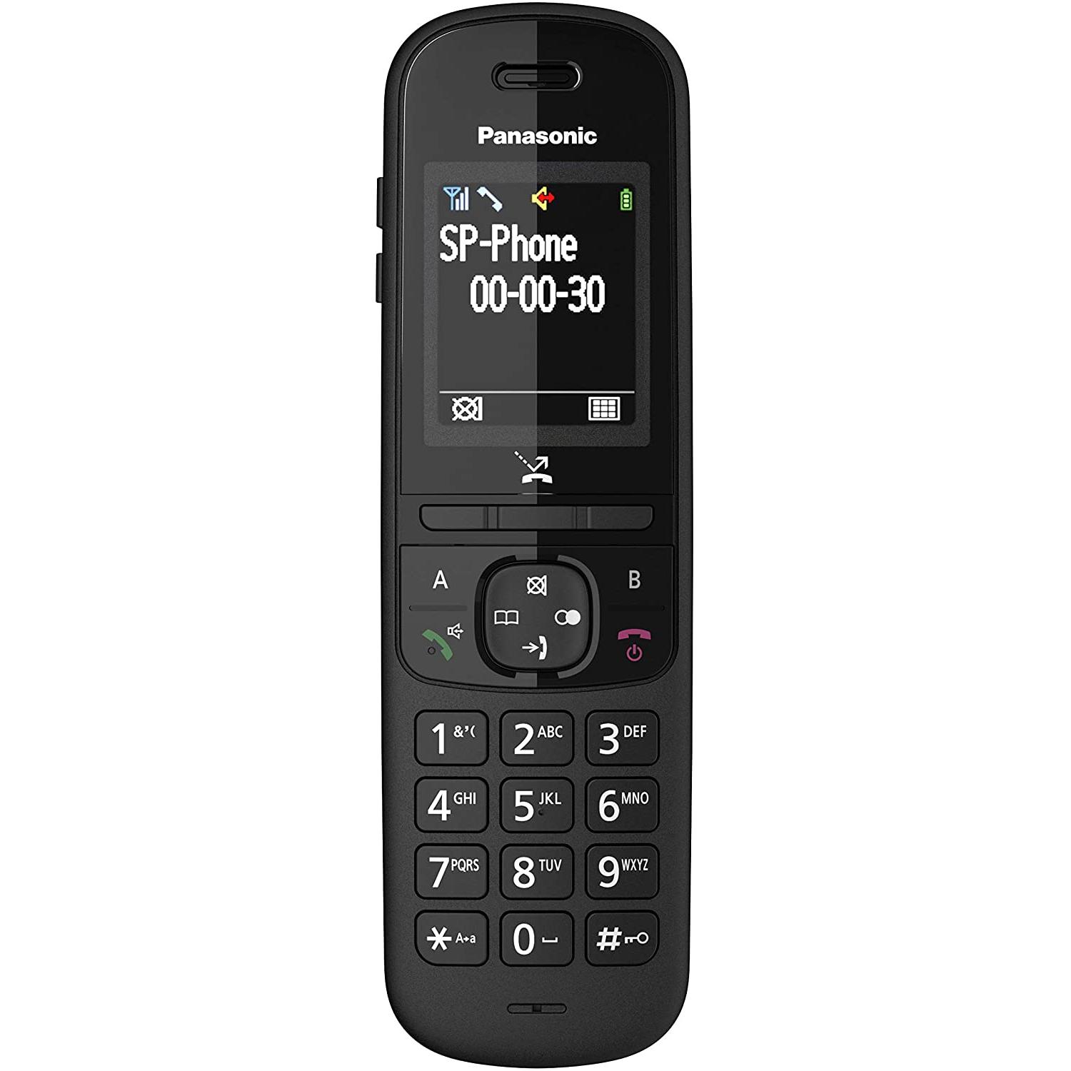 Thumbnail - Panasonic KX-TGH710JTB, Telefon, Schwarz