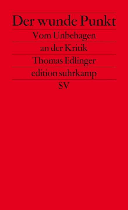 Produktbild Der wunde Punkt (Deutsch, Thomas Edlinger, 2015)