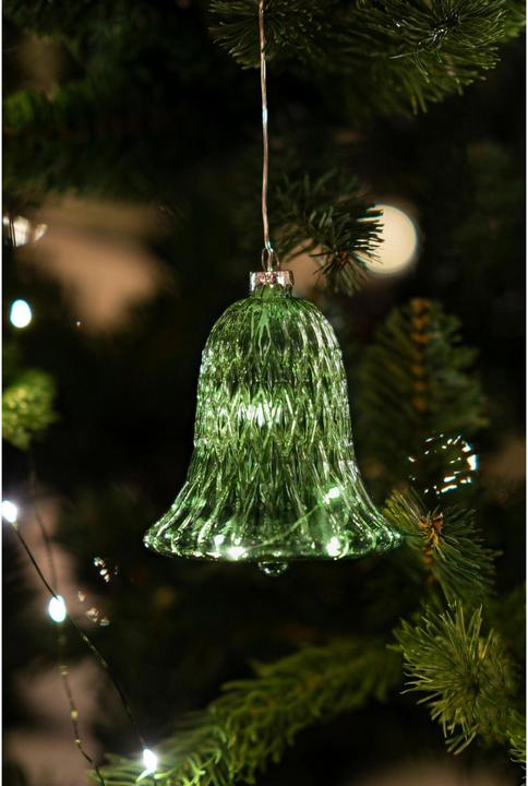 Actual product image Sirius LED tree ornament Luna bell, Ø 9 cm