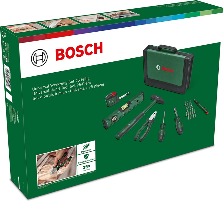 Produktbild Bosch Home & Garden Universal Hand Tool Set 25-Piece (25 Teile)