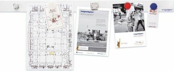 Productafbeelding Magnetoplan MAGNETOWALL - Wandgordijnrail (10 x)
