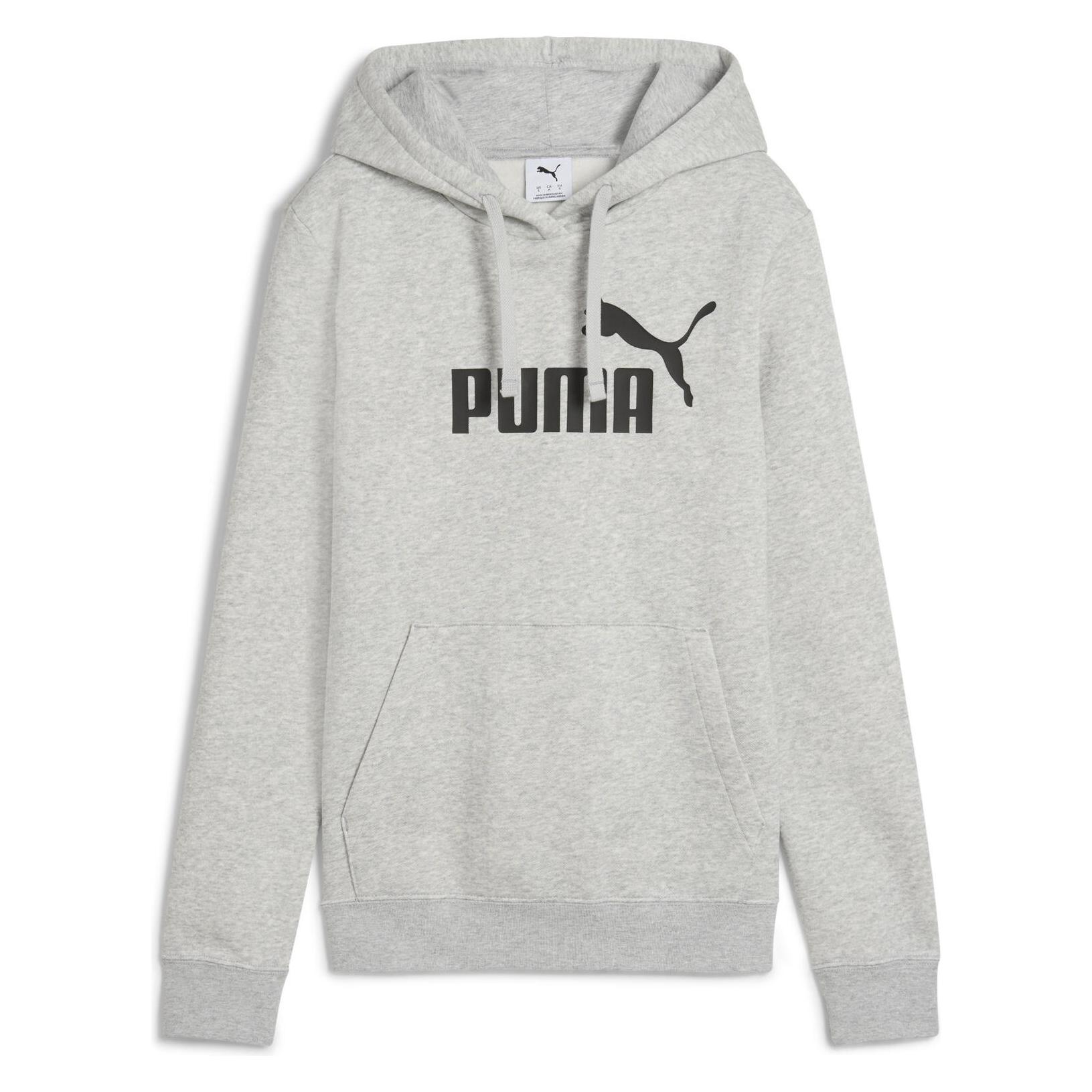 Puma, Vrouwen, Springer, Ess Nr. 1 Logo Hoodie Fl, Grijs, (M)