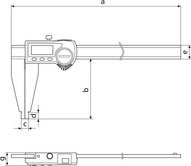 Actual product image Mahr Workshop caliper digital MarCal 18 EWR (50 cm)