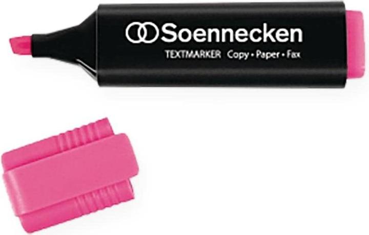 Produktbild Soennecken Textmarker Strichstärke: 2-5 mm Schreibfarbe: rosa (Rosa, 5 mm, 1 x)