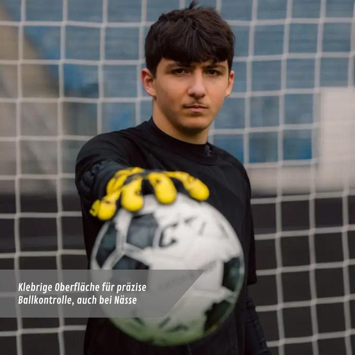 Produktbild Catch & Keep Fussballhandschuhe Pulse X Yellow Gr. 11 Torwart Goalie Handschuhe (11)