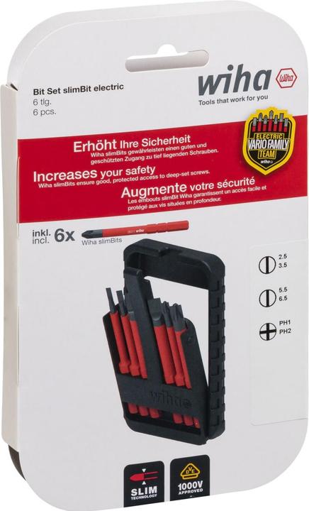 Produktbild Wiha Set slimBit electric
