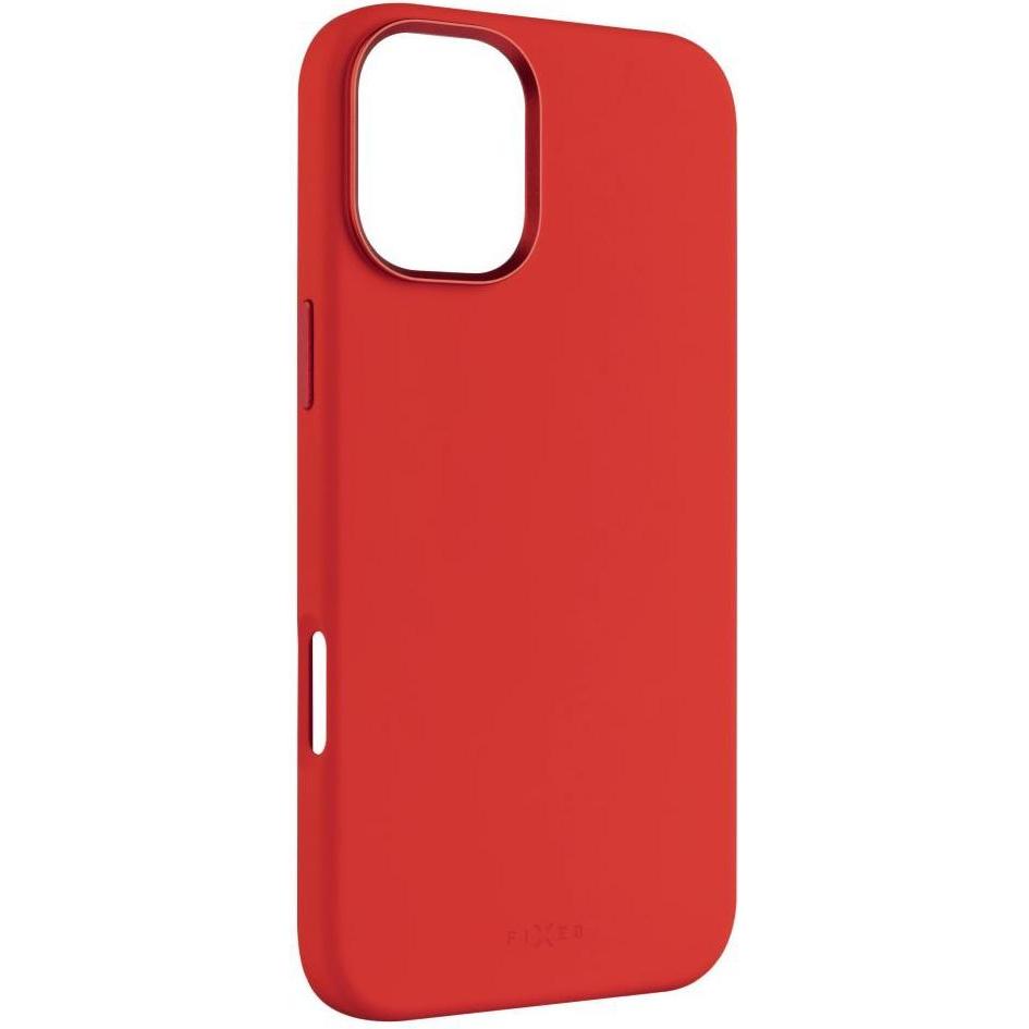 Fixed MagFlow korrigiert Rückseite Apfel iPhone 16 Plus Flüssiges Silizium Rot (Apple iPhone 16 Plus), Smartphone Hülle,...