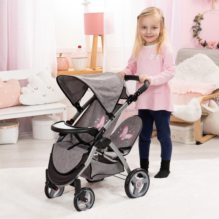 Actual product image Bayer Dolls Pram Twin Star (39433AA)
