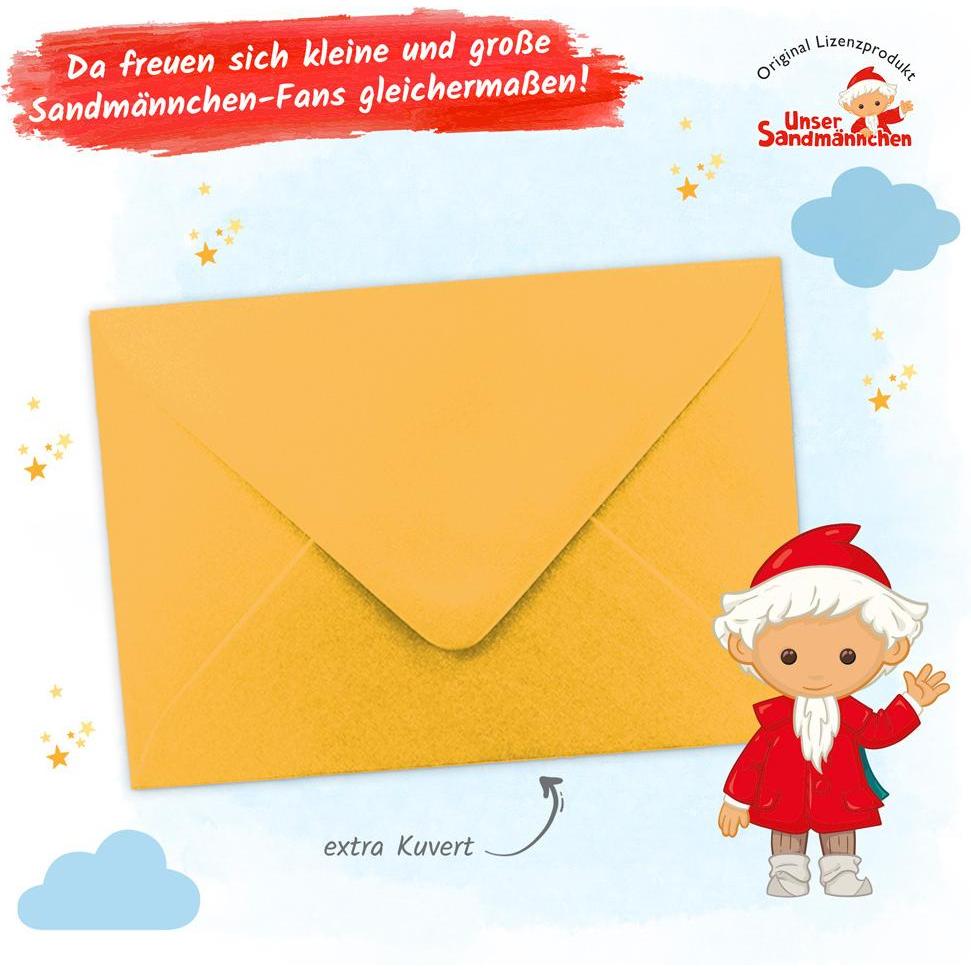 Thumbnail - Trötsch, Grusskarte + Briefpapier, Unser Sandmännchen Pop-up Karte