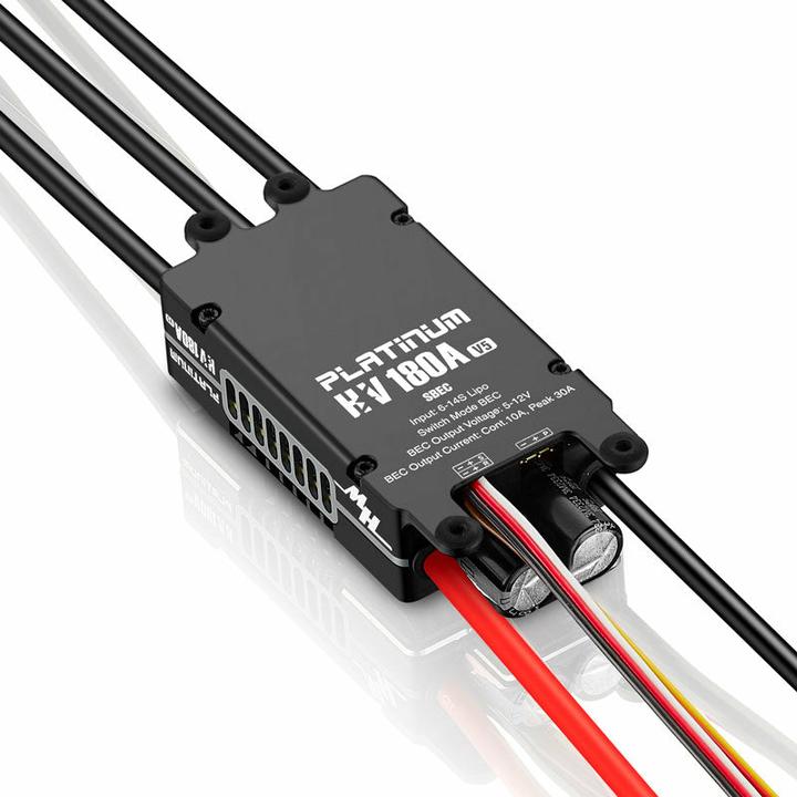 Image du produit Hobbywing Régulateur Platinum Pro 180A HV V5 6-14s, 10 A BEC